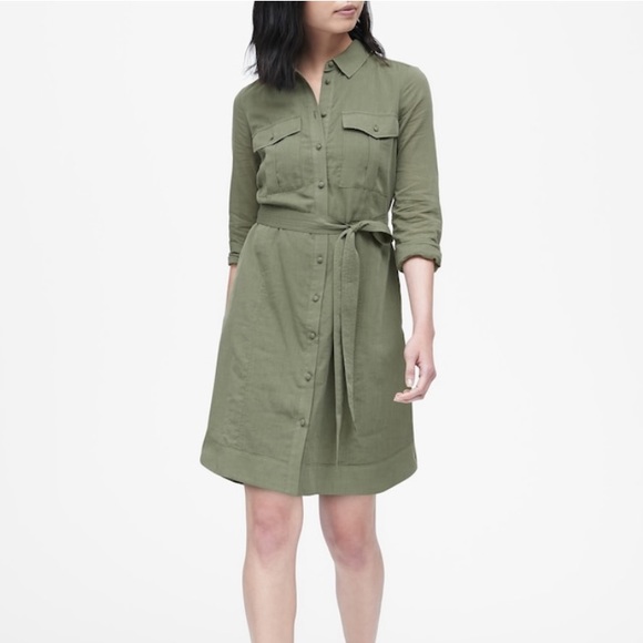Banana Republic Dresses & Skirts - Banana Republic Utility Shirt Dress